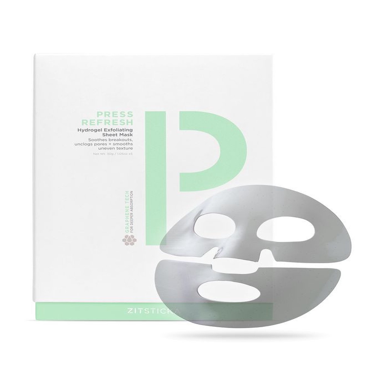 Zitsticka - Press Refresh Exfoliating Hydro-Mask ( One Sheet)