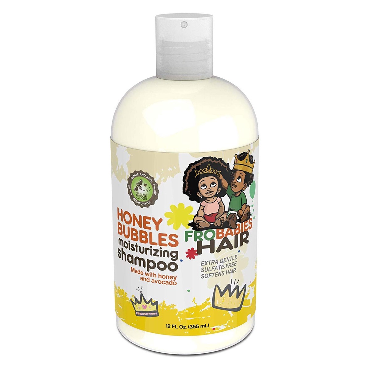 Fro Babies Hair Honey Bubbles Moisturizing Shampoo 12fl oz