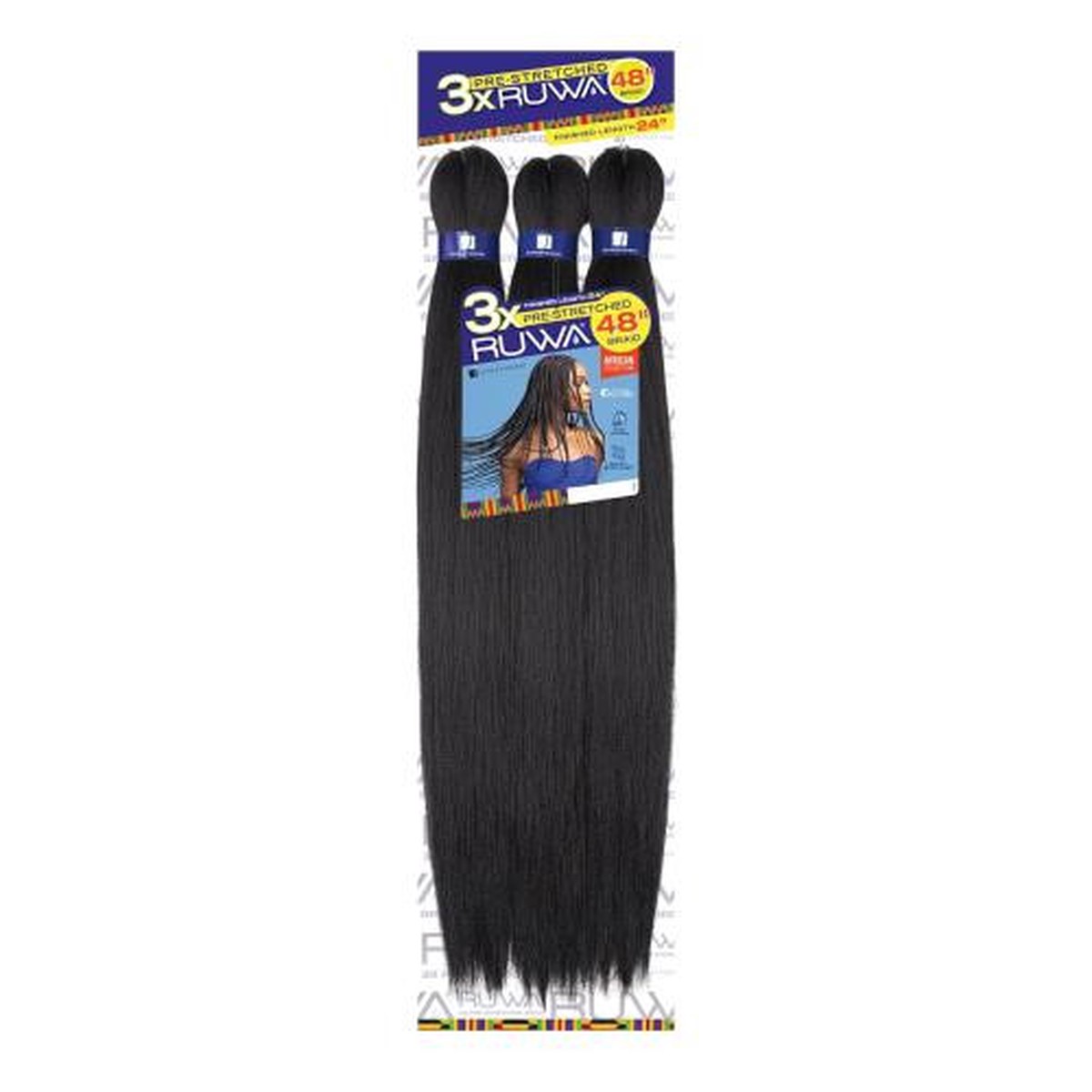 Sensationnel Ruwa 48" Braiding Hair #M44