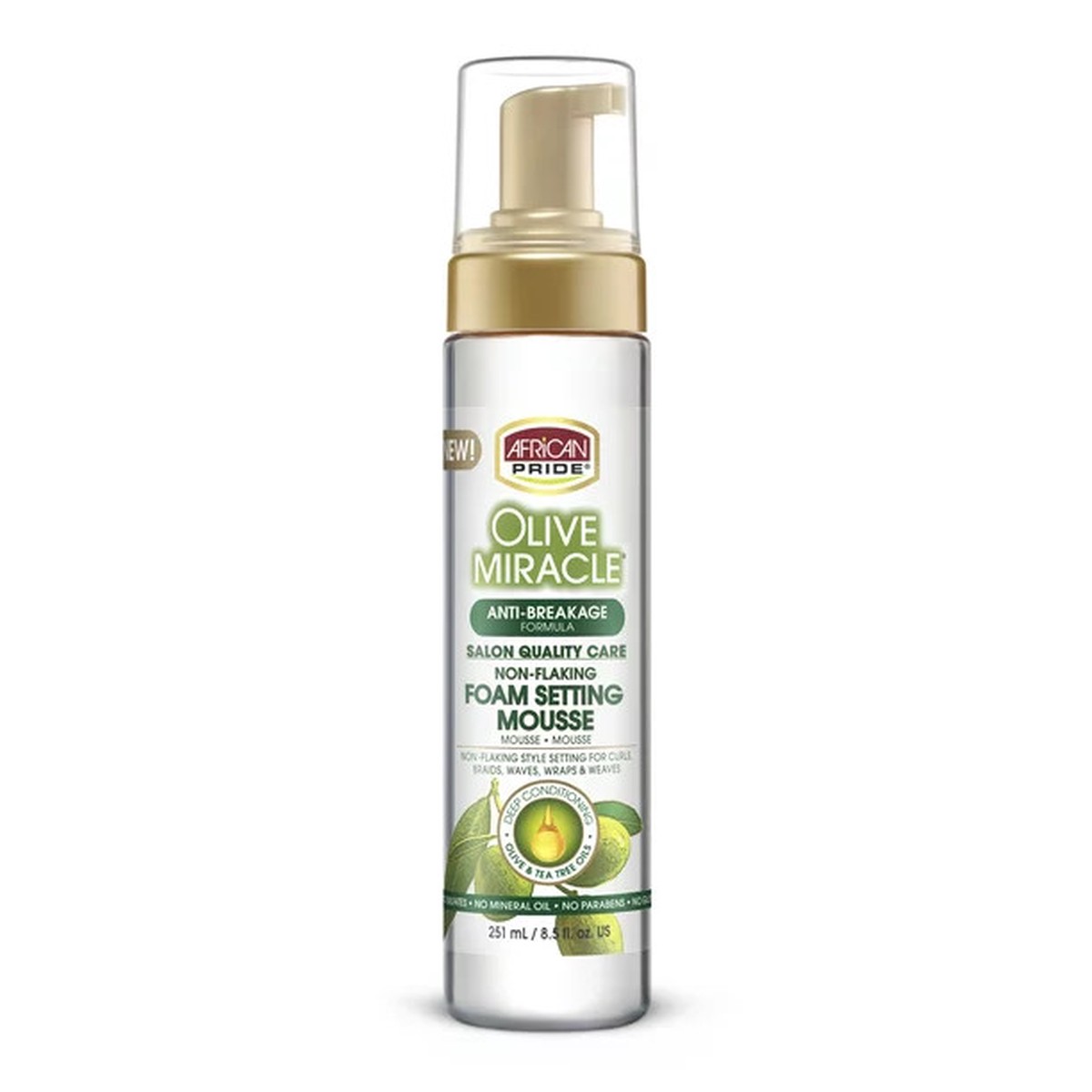 African Pride Olive Miracle Mousse