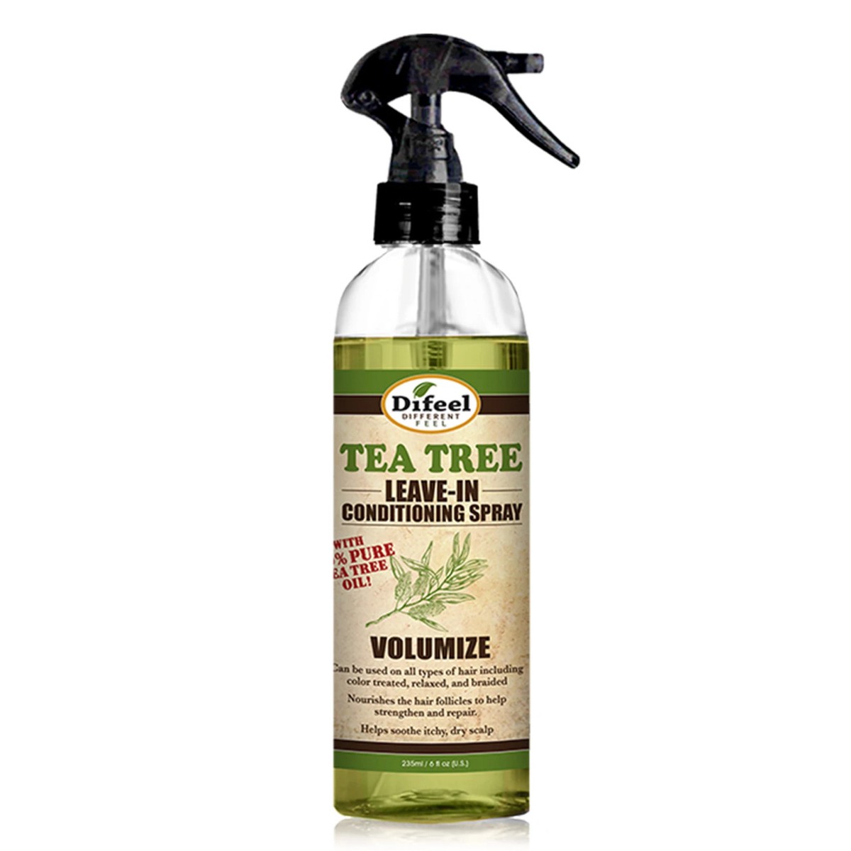 Difeel Tea Tree Leave-In Conditioning Spray 6 oz