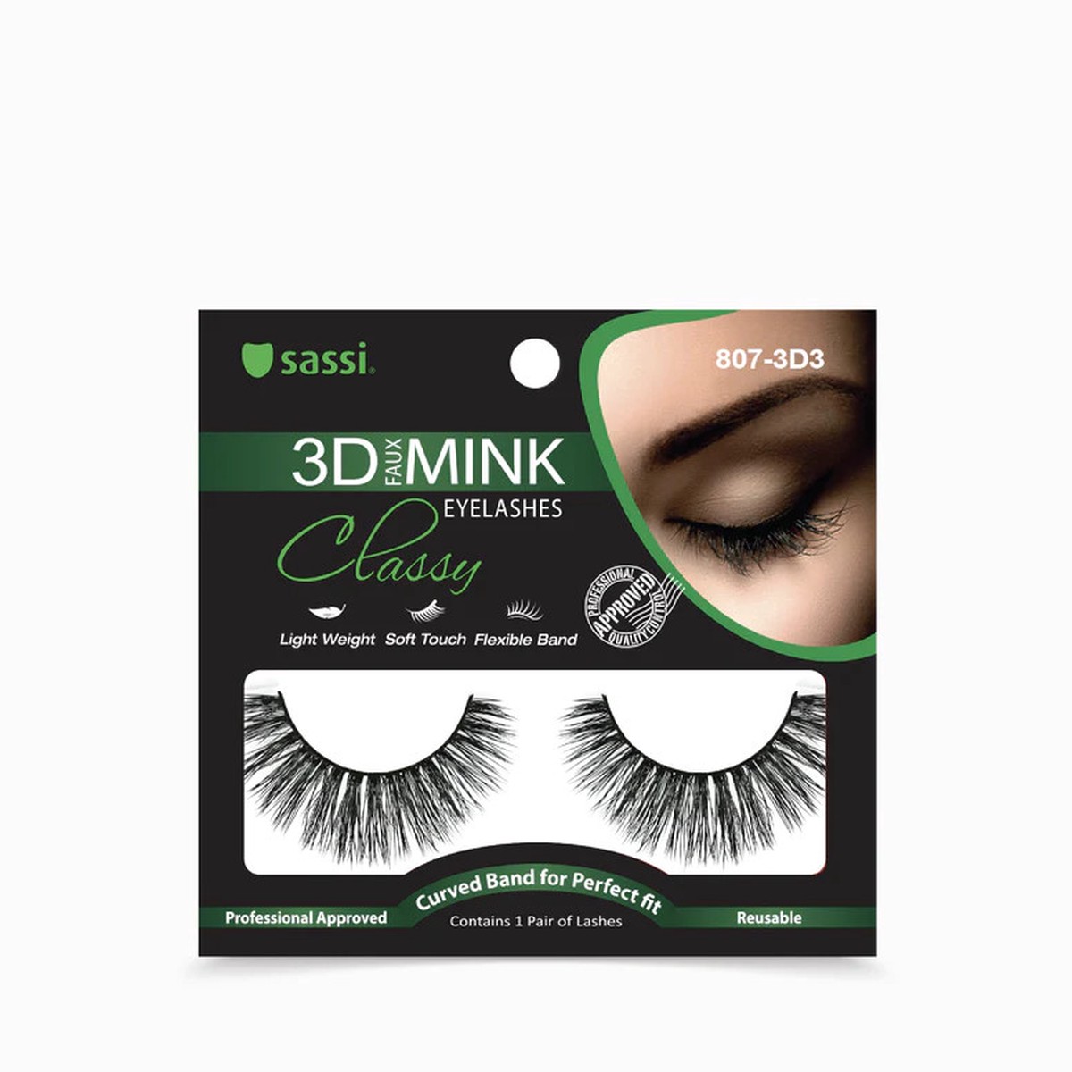 Sassi 3D Faux Mink Lashes 807-3D3