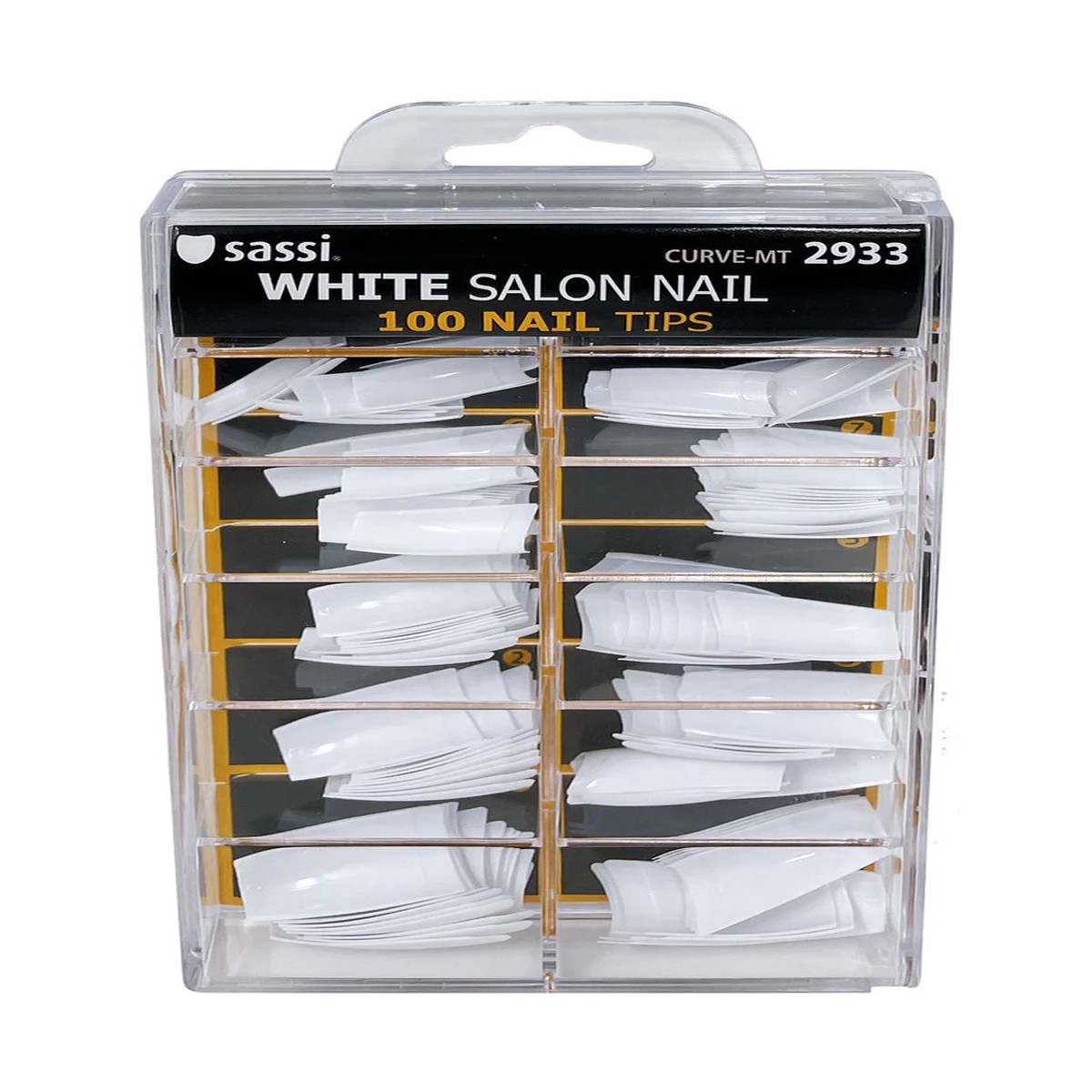 Sassi White Salon Nail 2933