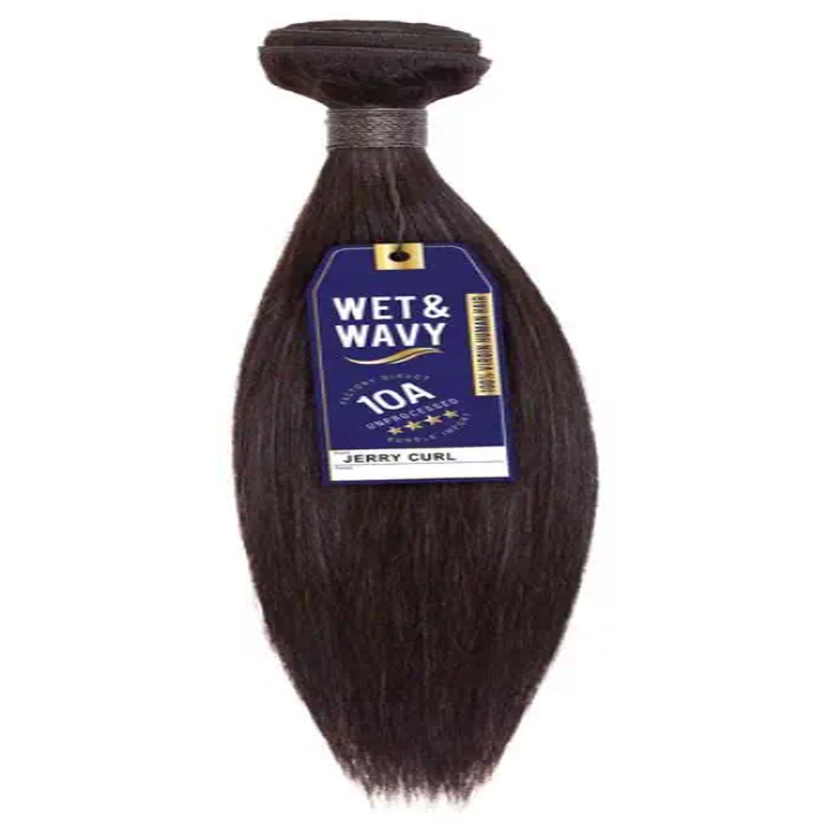 Wet & Wavy HH Jerry Curl 10" #Natural BLK