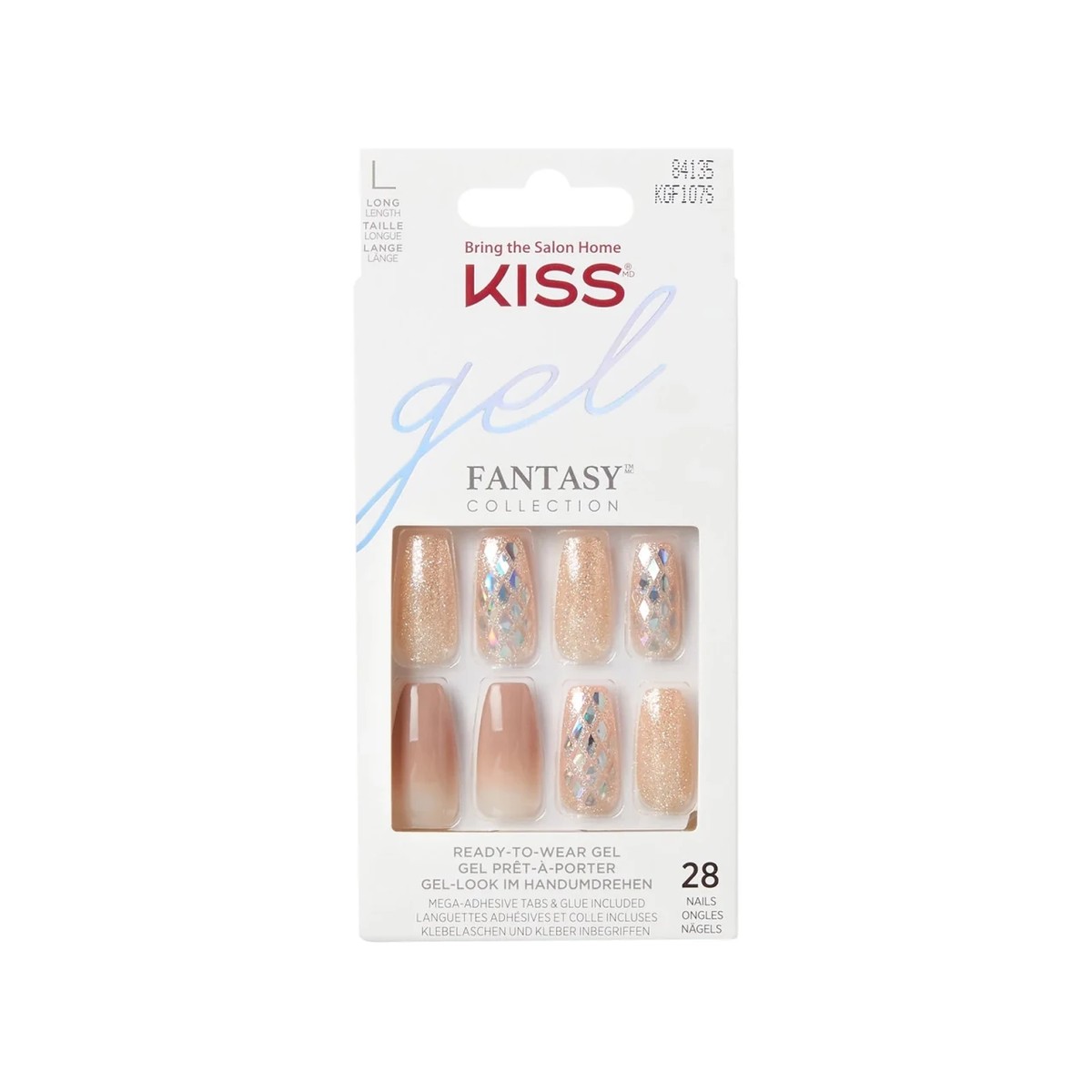 Kiss Gel Fantasy L Nails #KGF1075