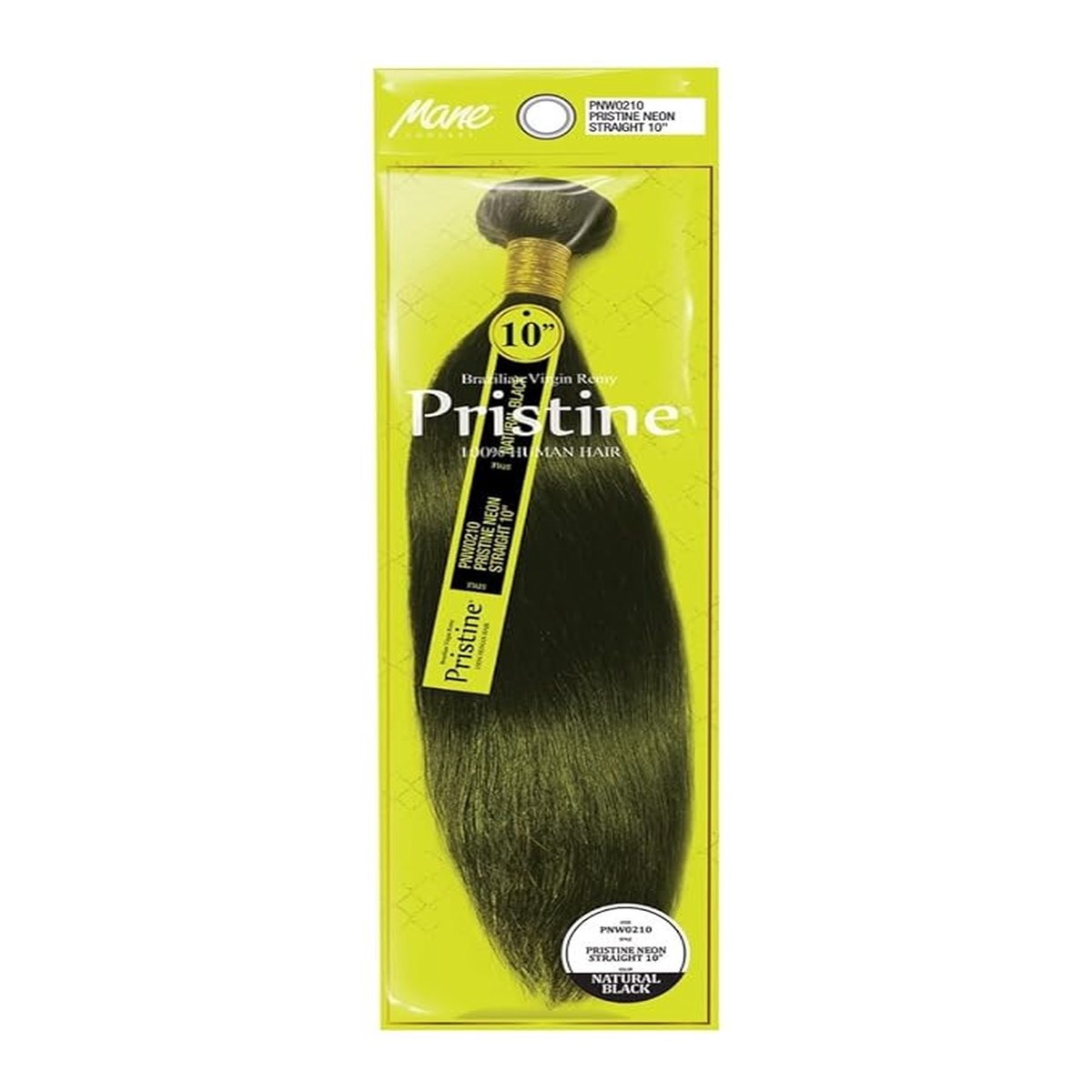 Pristine Straight 12" #Natural