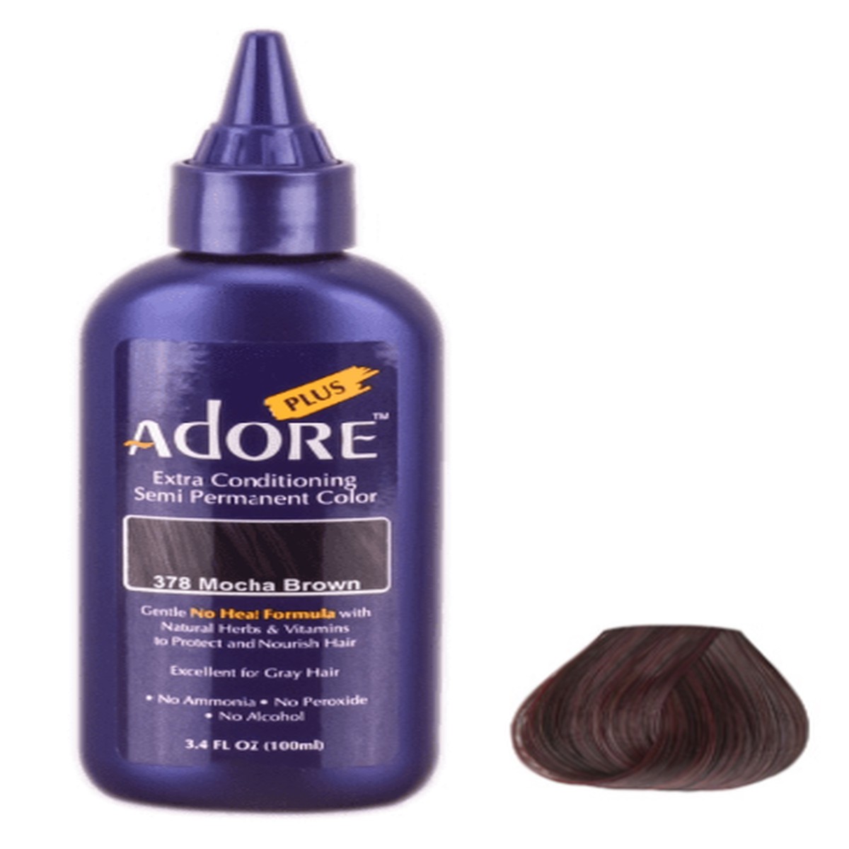 Adore Plus 378 Mocha Brown 3.4 oz