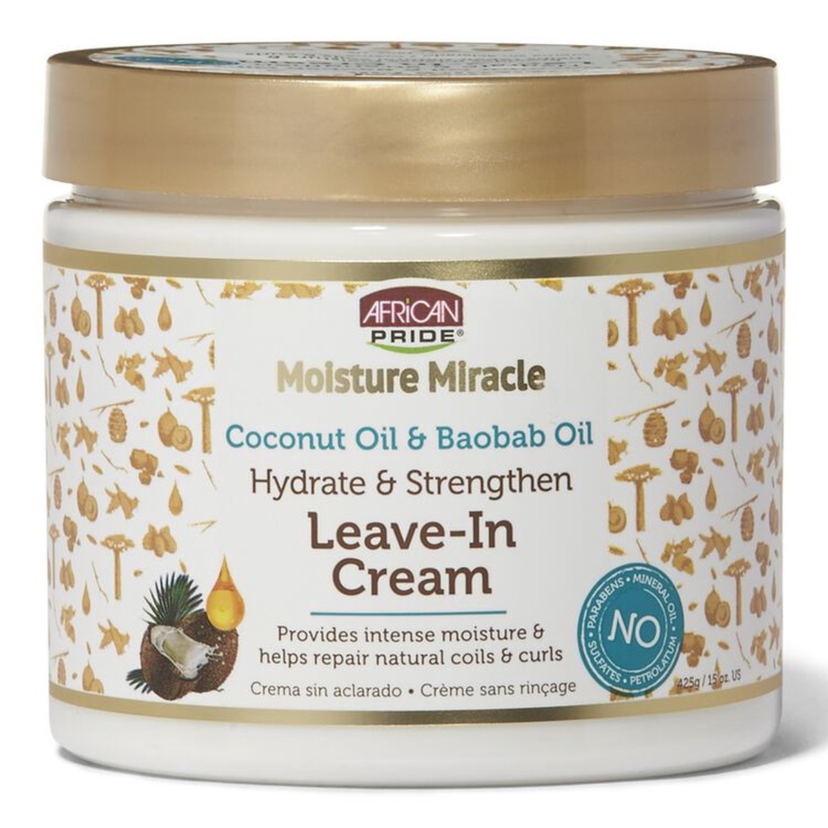 Africa's Pride Moisture Miracle Leave In Cream 15oz