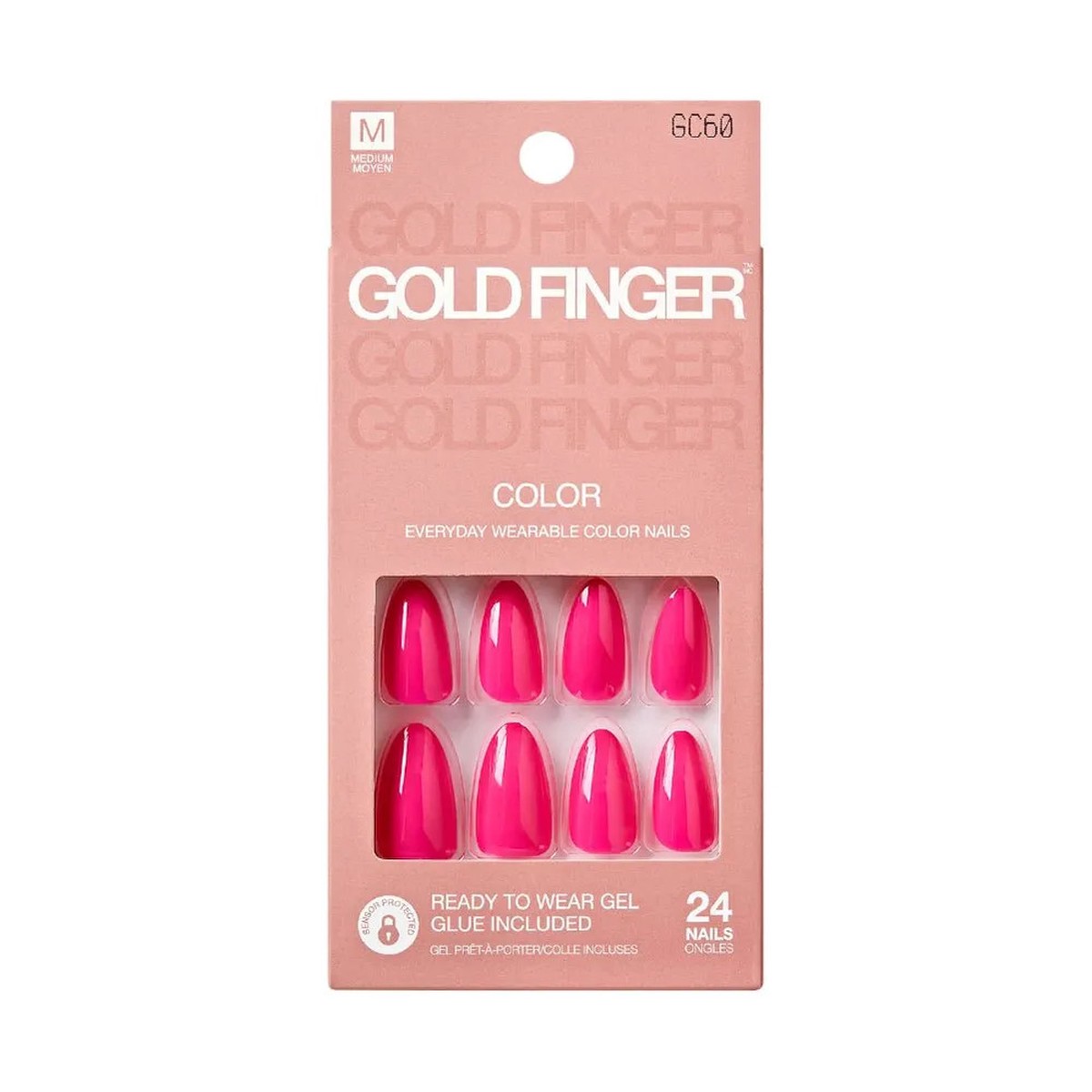 Gold Finger Nails #GC60