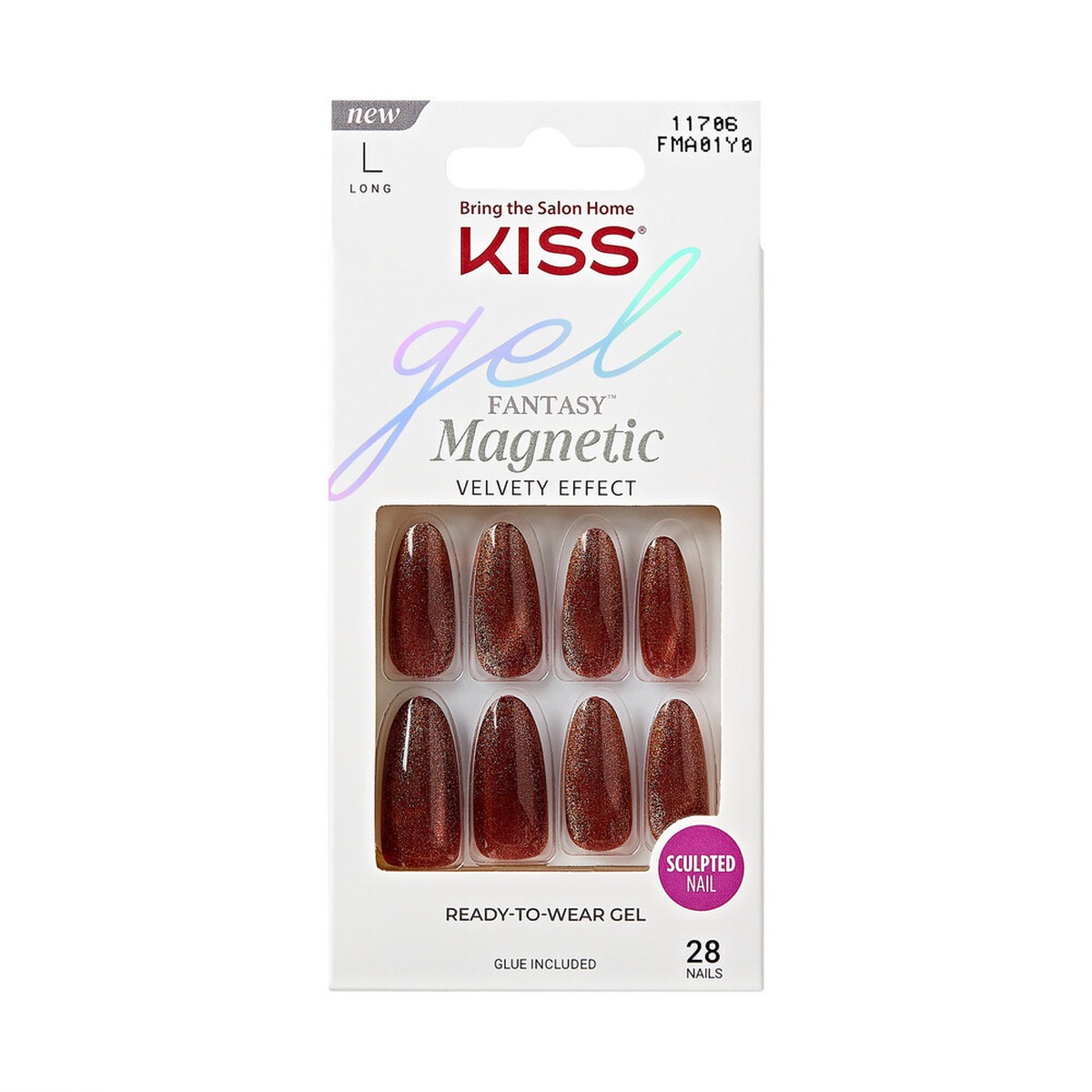 Kiss Gel Fanctasy Magnetic Nails #FMA01YB