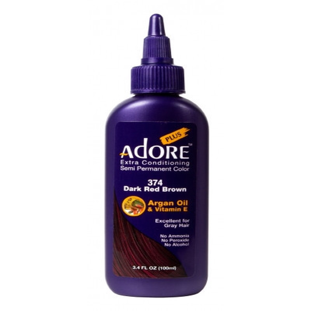 Adore Plus 374 Dark Red Brown 3.4 oz