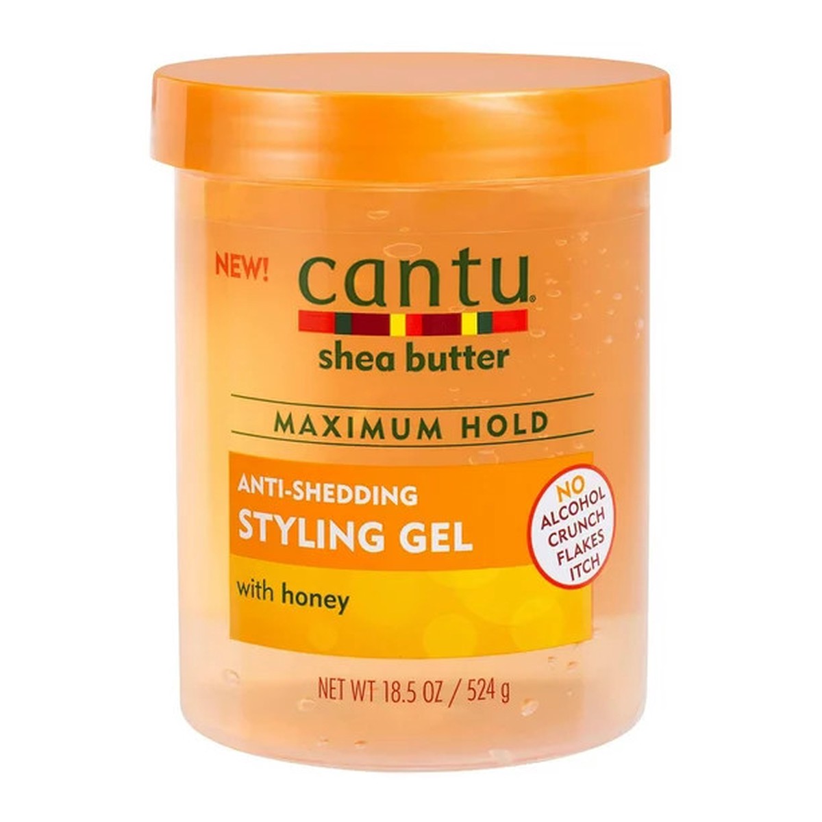 Cantu Max Hold gel Honey 18oz