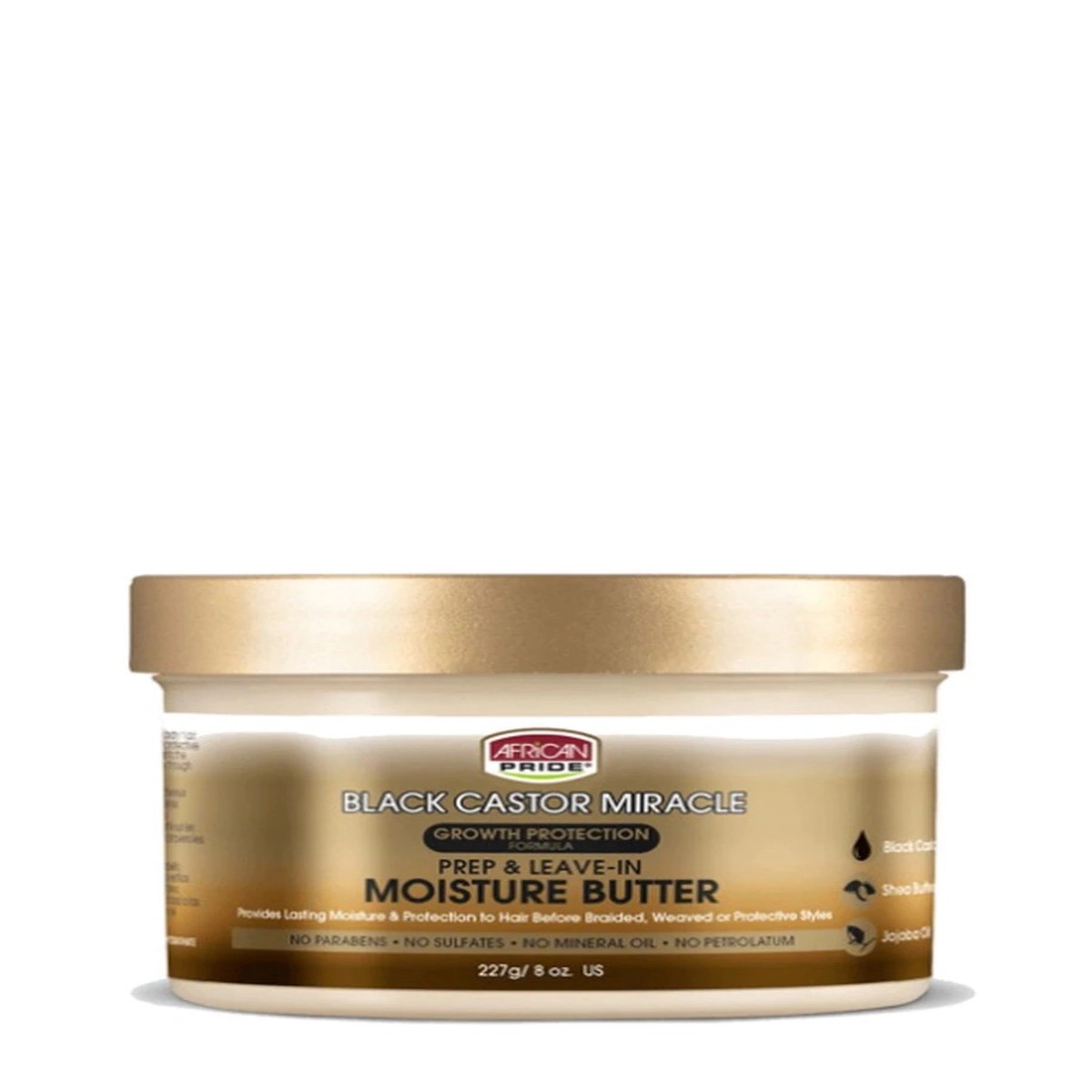 African Pride Black Castor Butter 8 oz