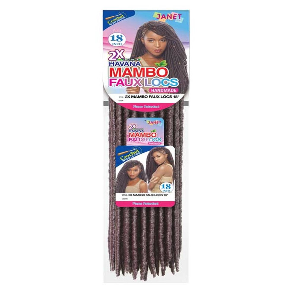 Janet Havana Mambo Faux locs 18" #2