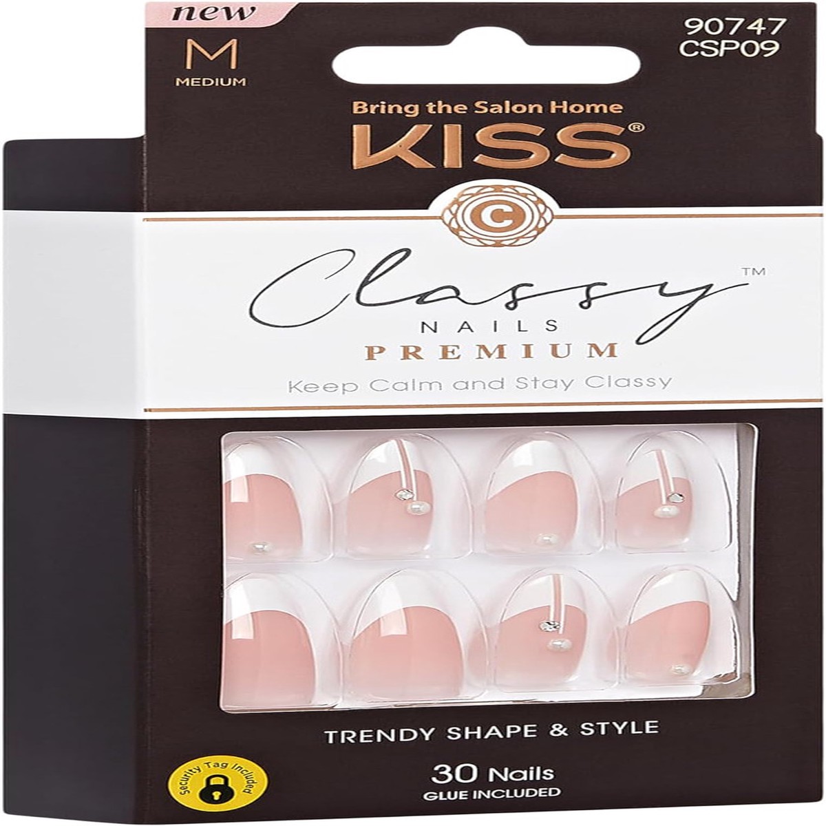 kiss Classy Nails M #CSP09
