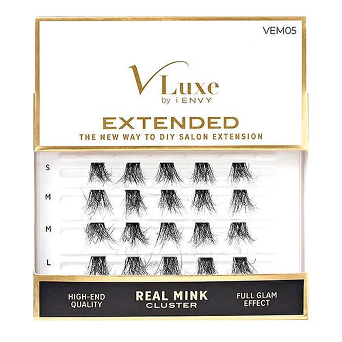 Kiss V-Luxe Faux Mink Clusters #Ve05