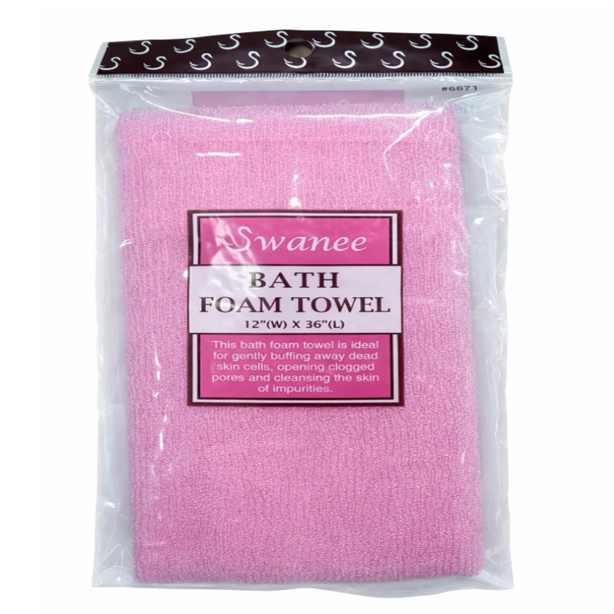 Swanee Bath Foam Towels #6871