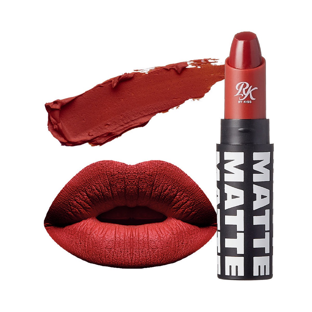 Kiss Matte Lipstick "Vampire Red" #RMLS08