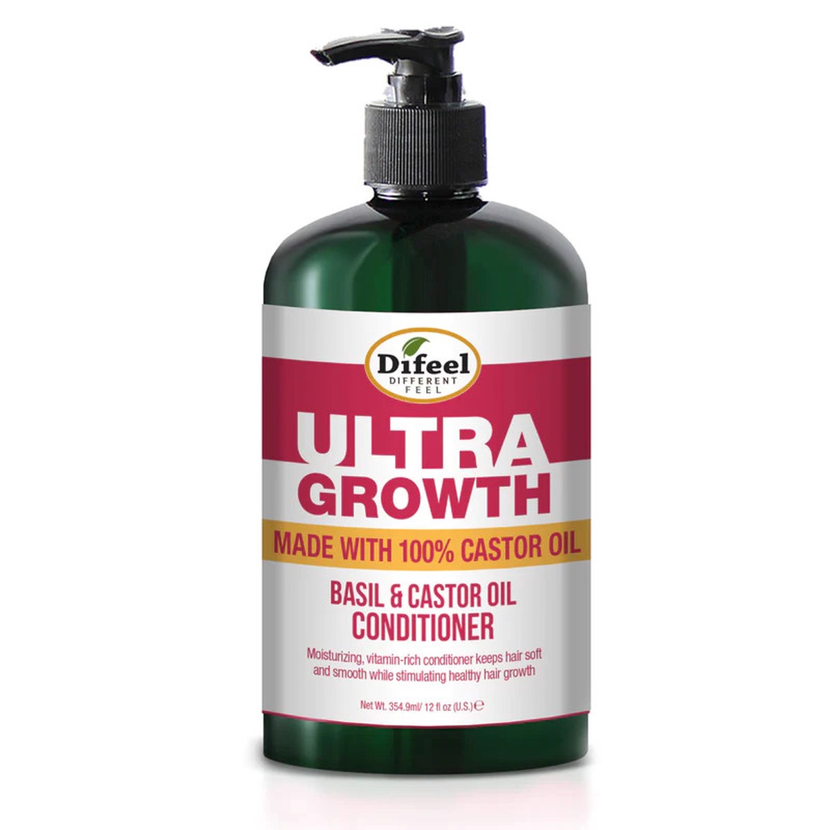 Difeel Ultra Growth Basil & Castor Oil Pro-Growth Conditioner 12 oz