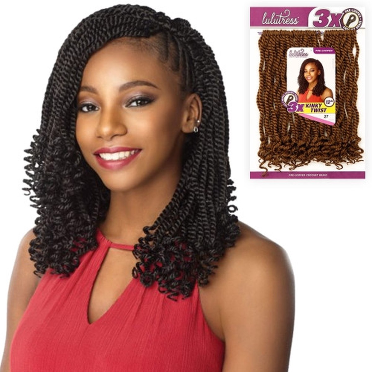 Lulutress 12" Kinky Twist 2