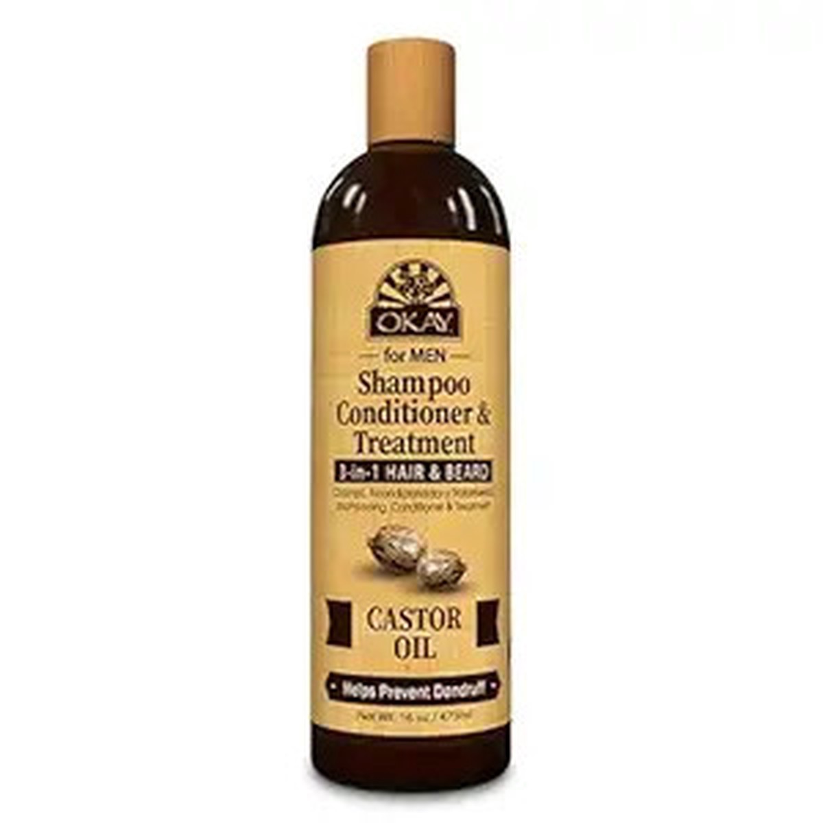 Okay For Men Shampoo Conditioner & Treatment 16oz