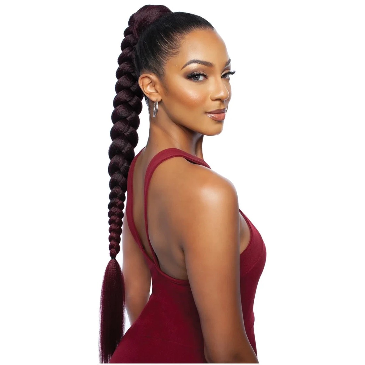 Brown Sugar Braided Pony 36" #OMBUG