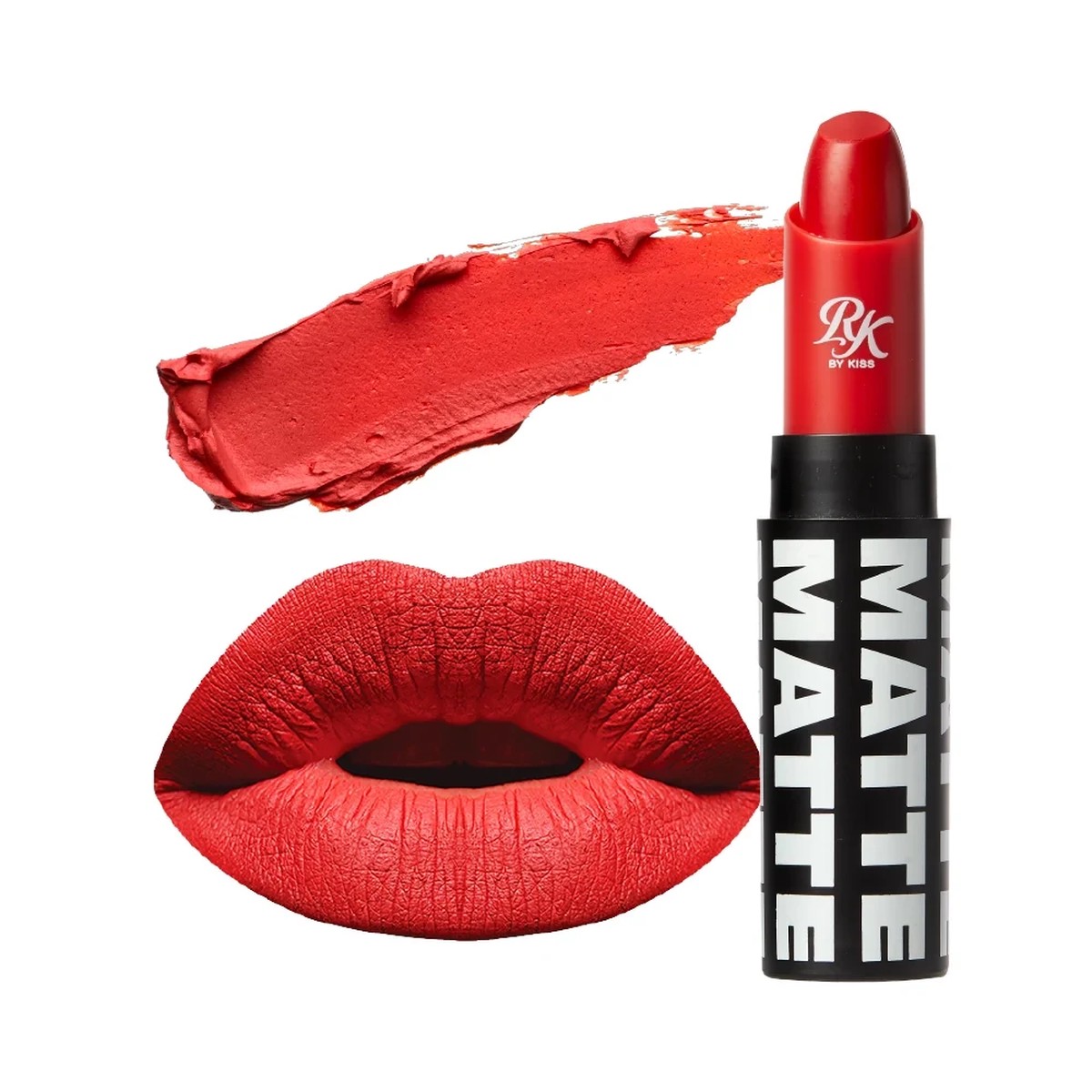 Kiss Matte Lipstick "Scarlet" #RMLS45