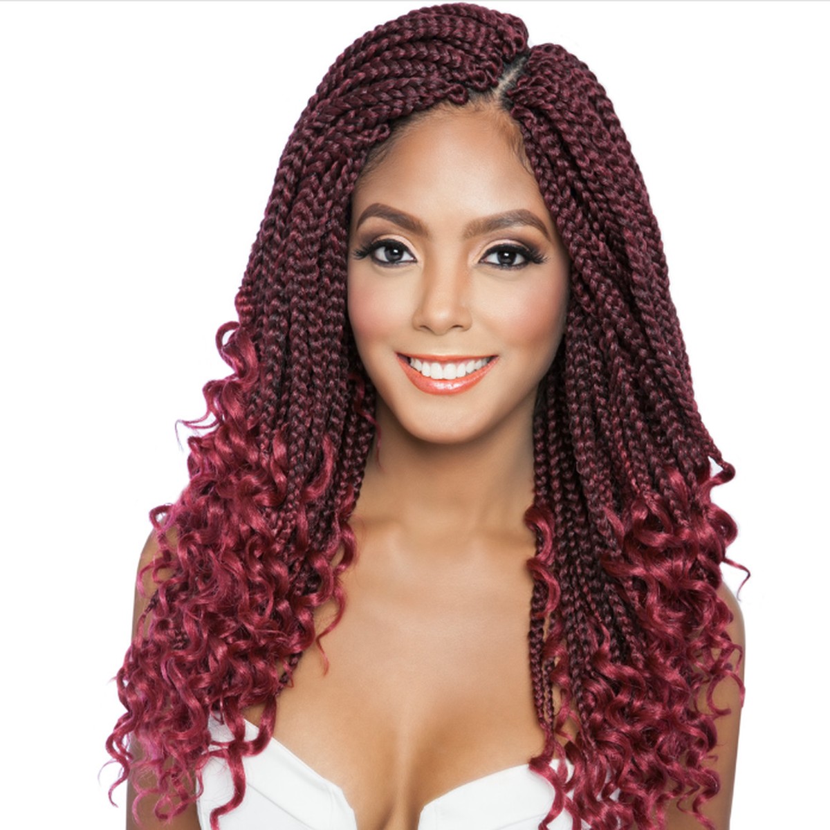 Afri 3x Curly Ends Box Braids 14" #2