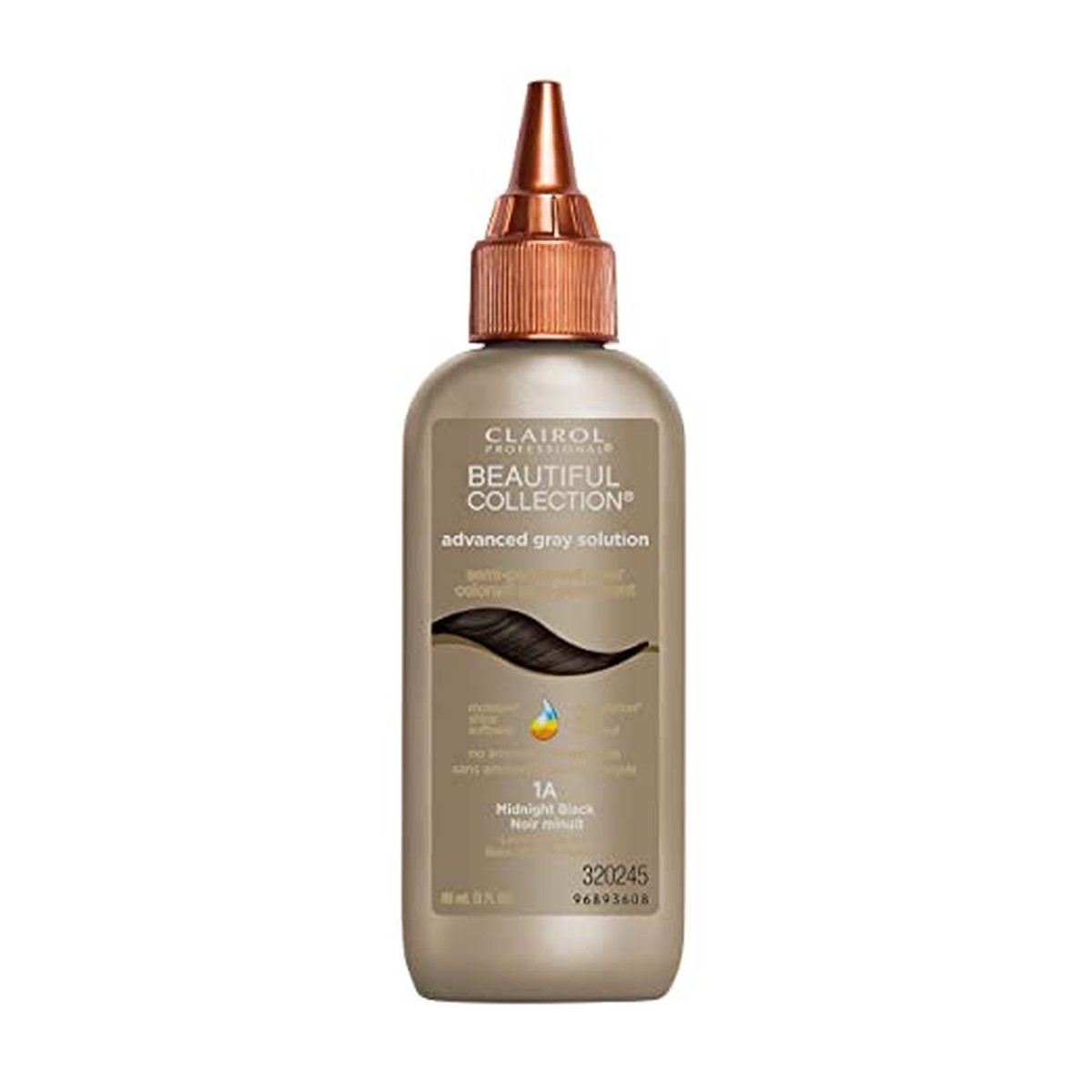 Clairol Beautiful Collection Gray 1AA BLACK ONYX