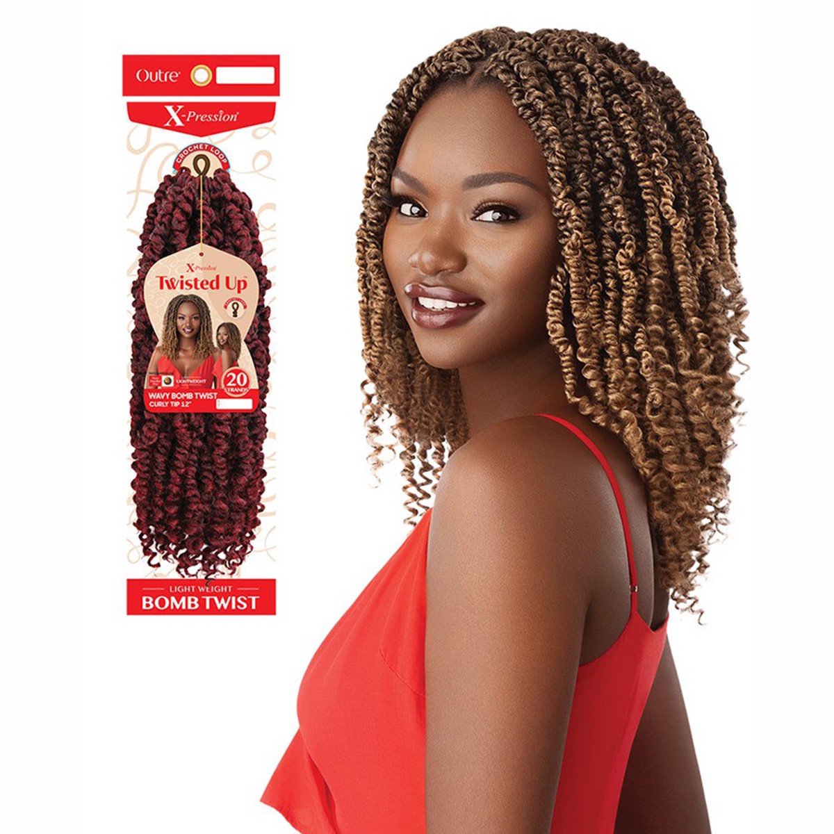 Outre Twisted Up Wavy Bomb Twist Curly Tip 12" #1