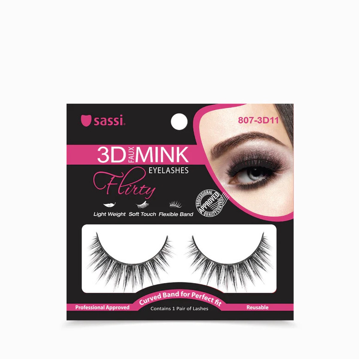 Sassi 3D Faux Mink Lashes 807-3D11