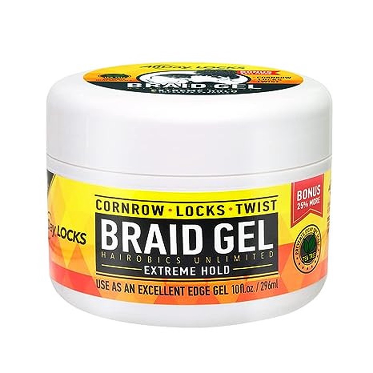 All Day Locks Braid Gel #Extreme Hold 10 fl oz