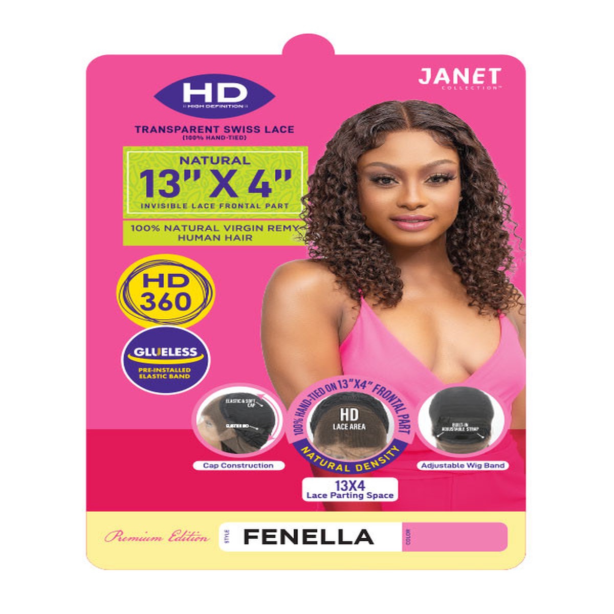 Janet Natural 13x4 Lace Front Wig "Fenella" #Natural