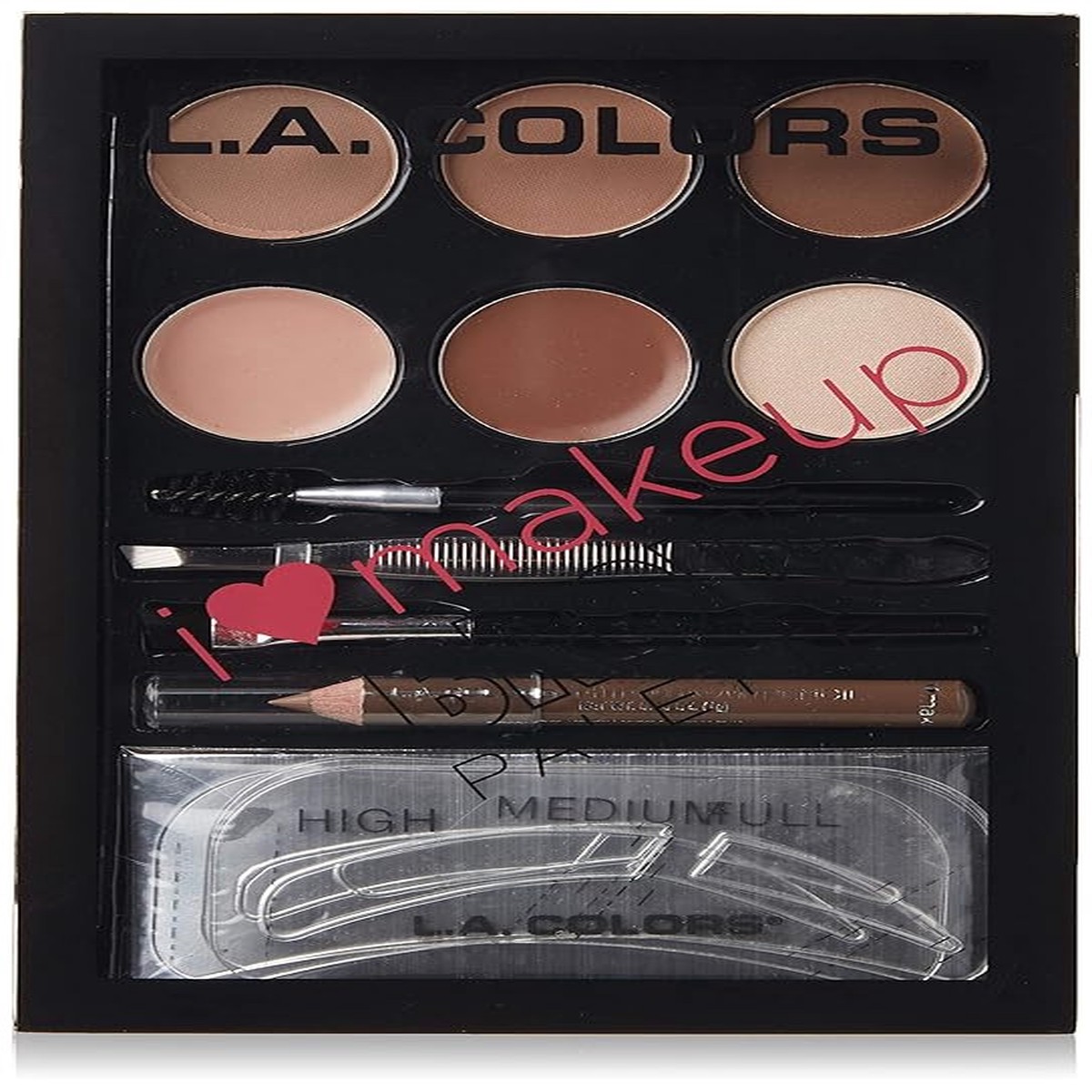 L.A. Colors Brow Palette light-Med