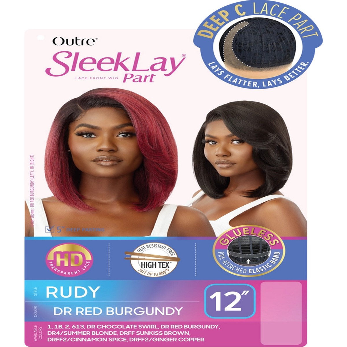 Outre SleekLay Wig "Rudy" #DRFF2/GingerCopper
