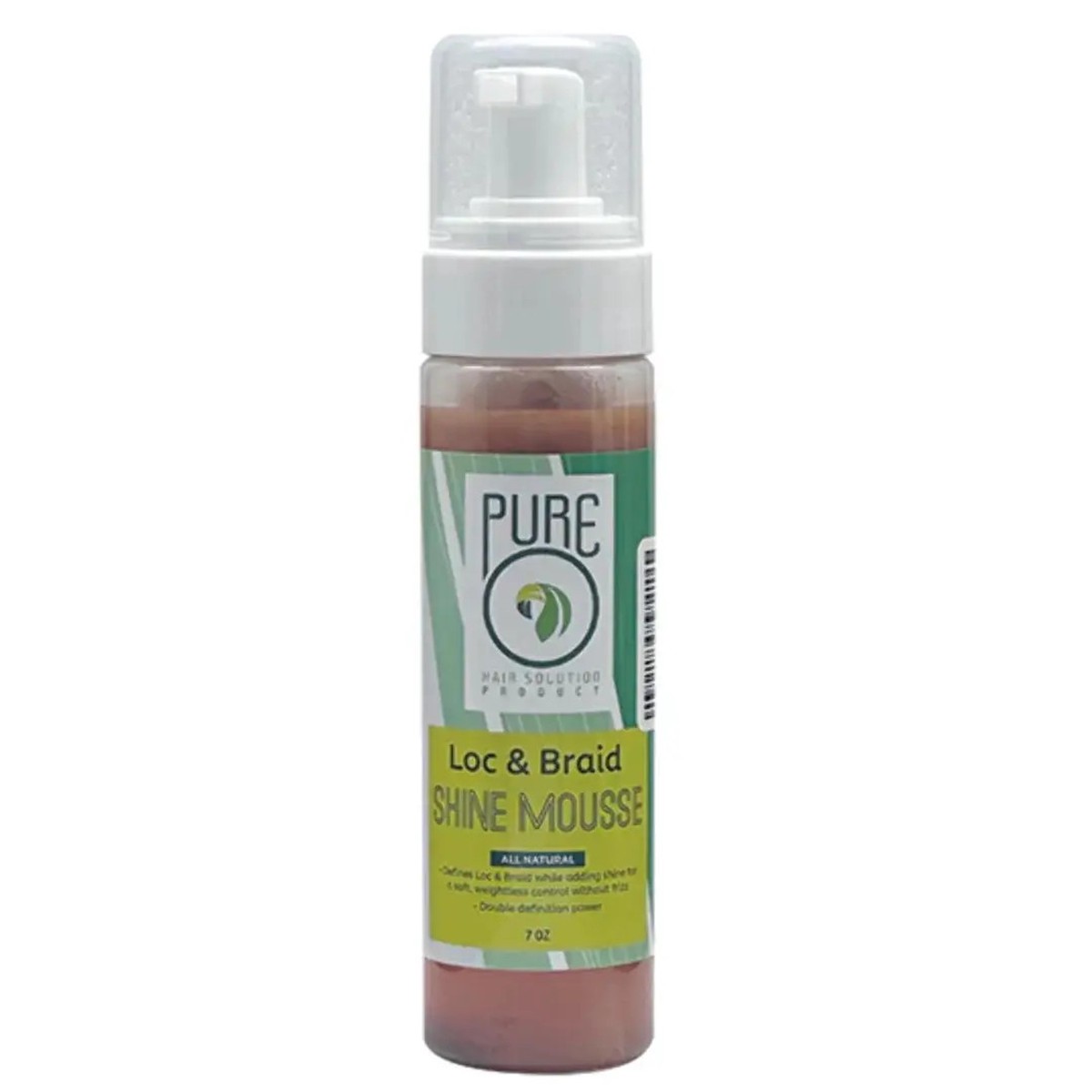 Pure Loc& Braid Shine Mousse 7oz