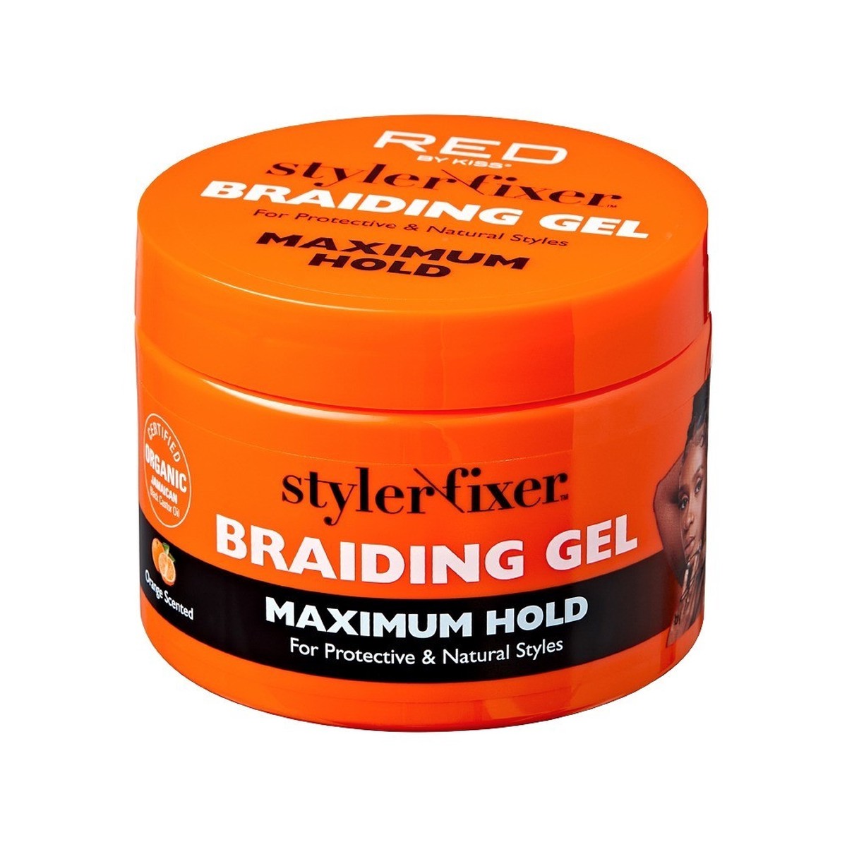 Red by Kiss Braiding Gel #MAXIMUM HOLD 6oz