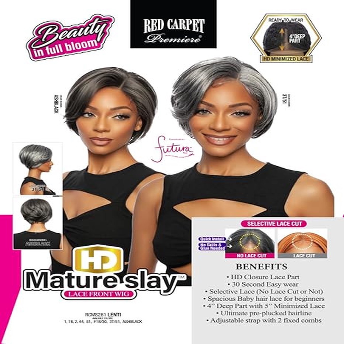 Red Carpet Premiere "Lenti" Wig #1B