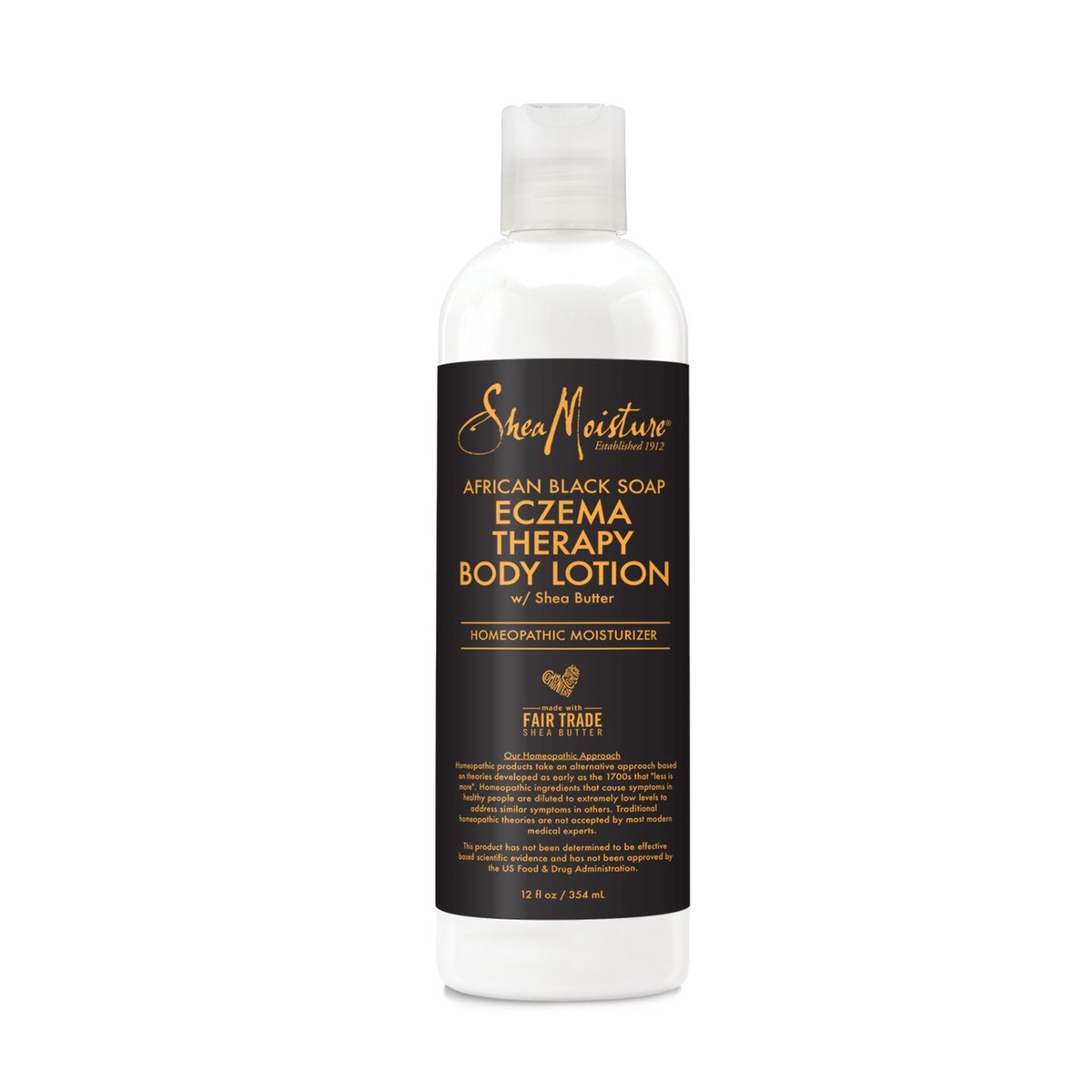 Shea Moisture African Black Soap Eczema Therapy Body Lotion 12 oz