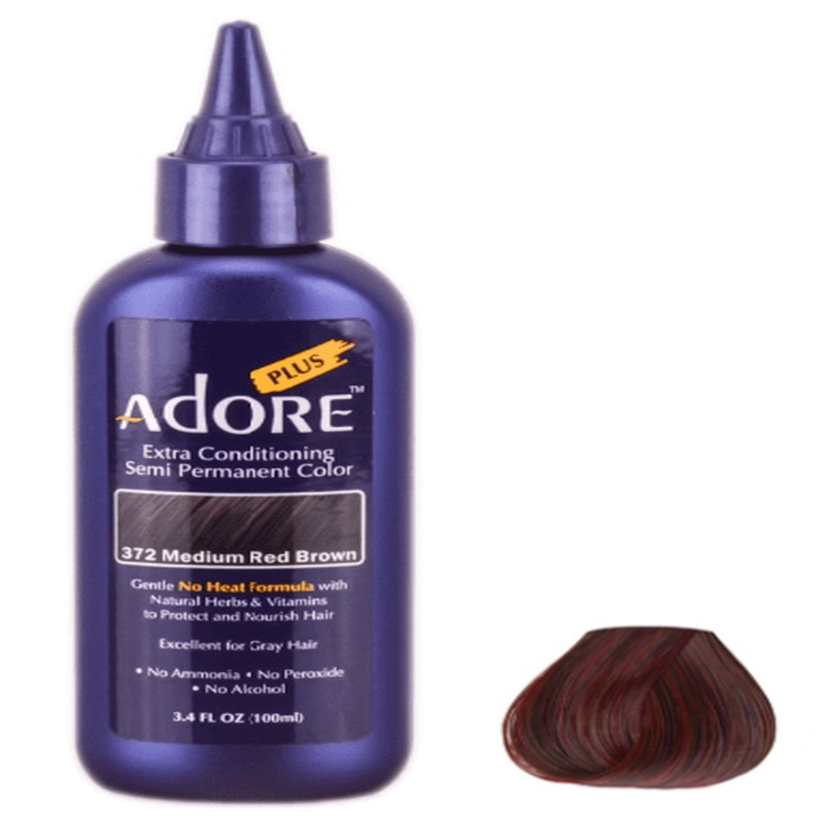 Adore Plus 372 Medium Red Brown 3.4 oz