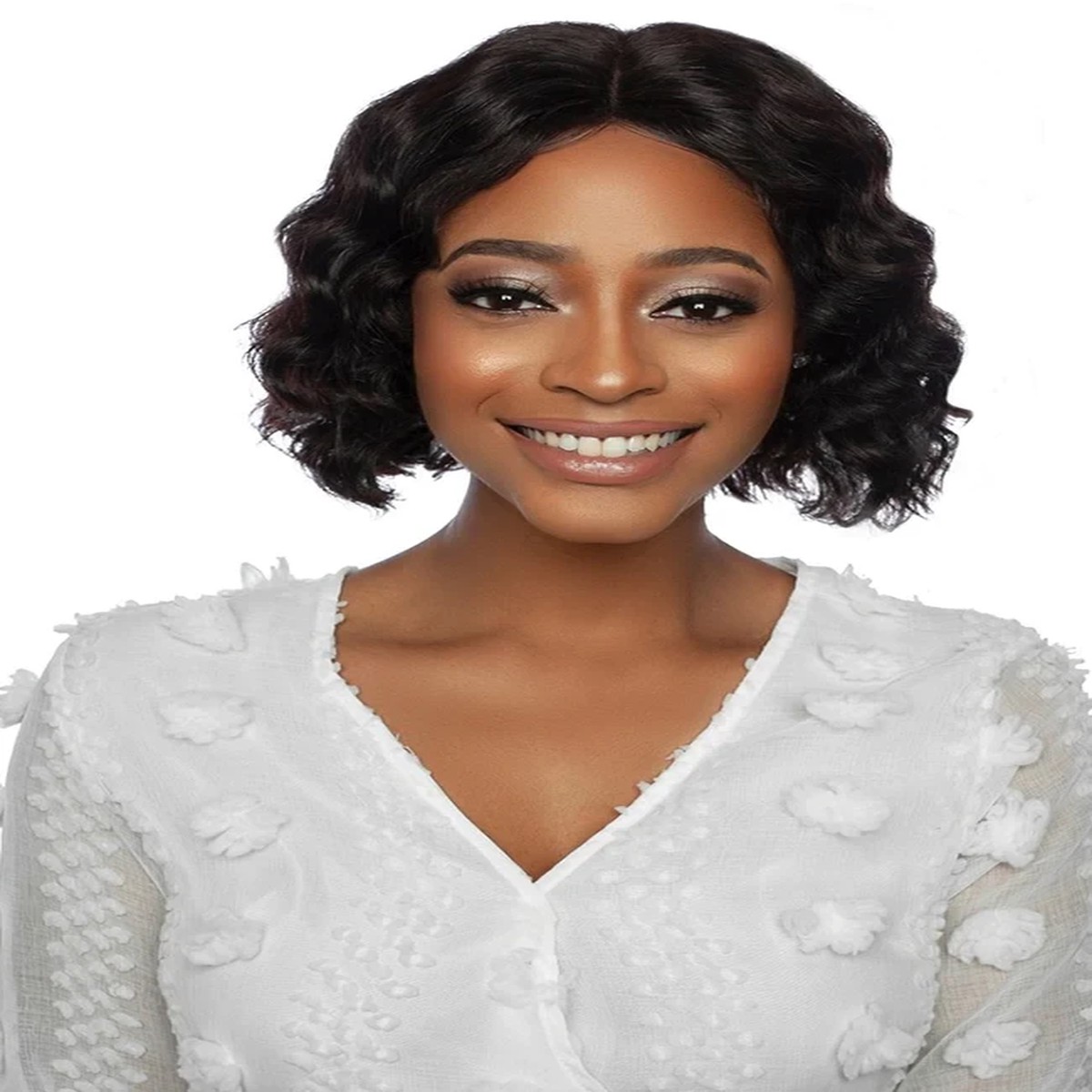 Mane Concept HD Lace Ocean Wave 10" Wig #Natural Black
