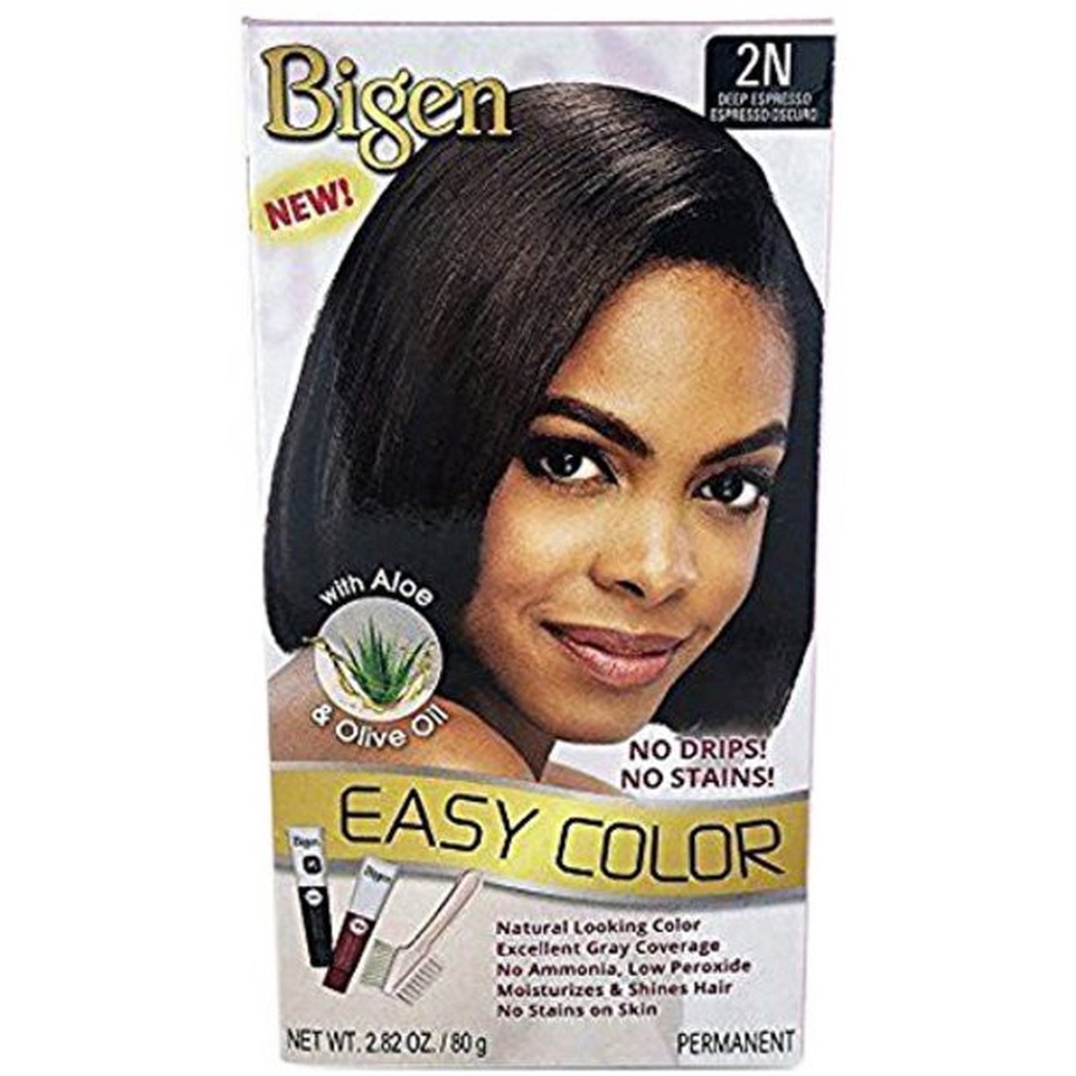 Bigen Easy Color Permanent Dye 2N Deep Espresso 2.8 oz