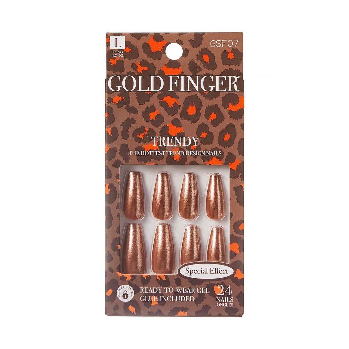 Gold Finger Gel L Nails # GSF07