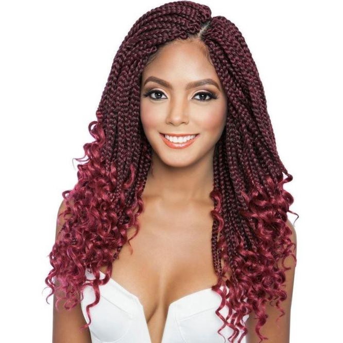 Afri 14" Curly Ends Braids T1B/27