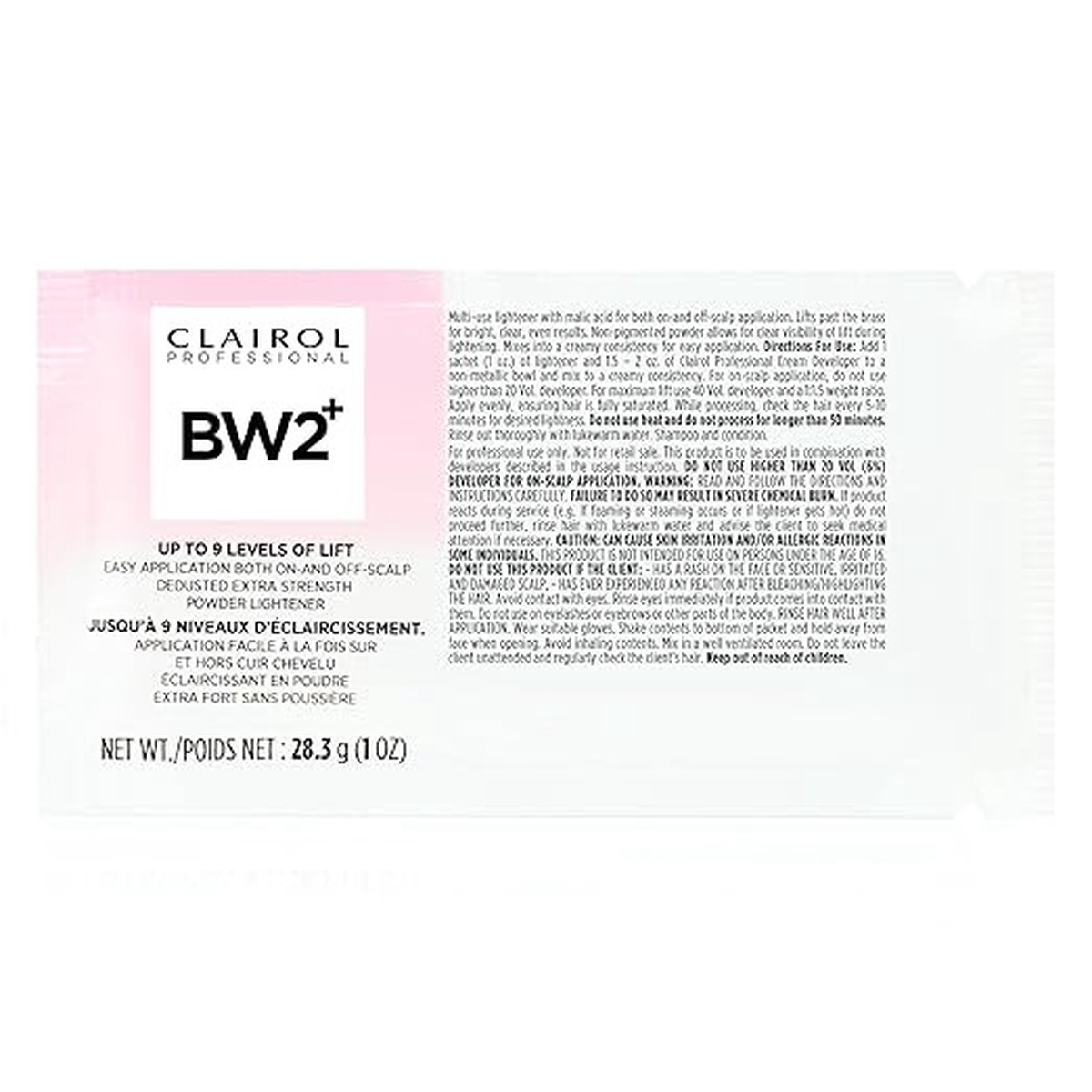 Clairol BW2 Extra Strength pack