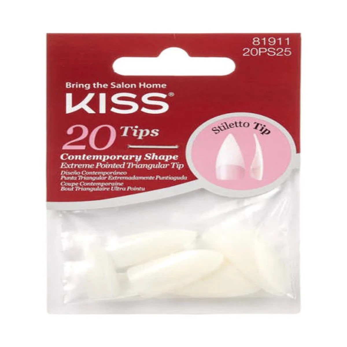 Kiss Square Tip 20 pcs 20PS25