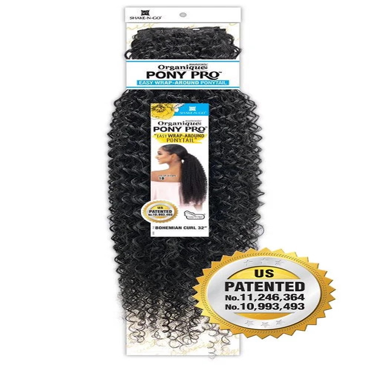 Organique Easy Wrap Bohemian Curl 32" Ponytail #1