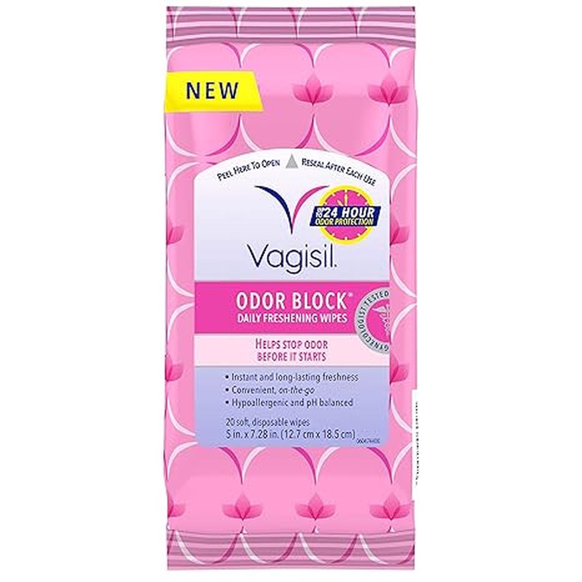 Vagisil "Odor Block" Wipes