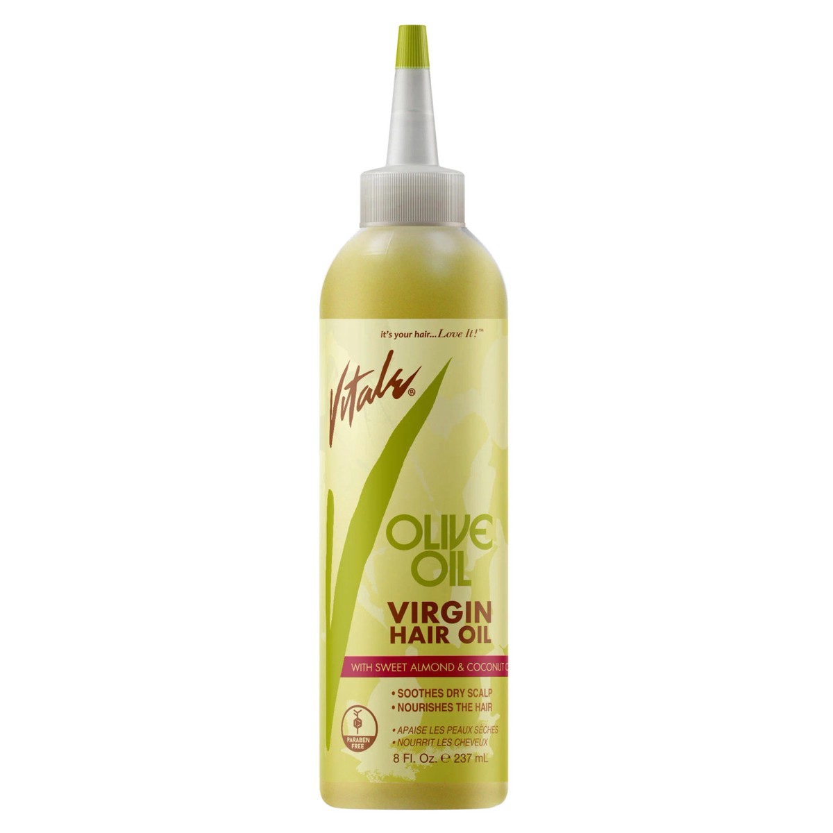 Vitale Olive Oil Virgin Hair Oil 8 fl oz