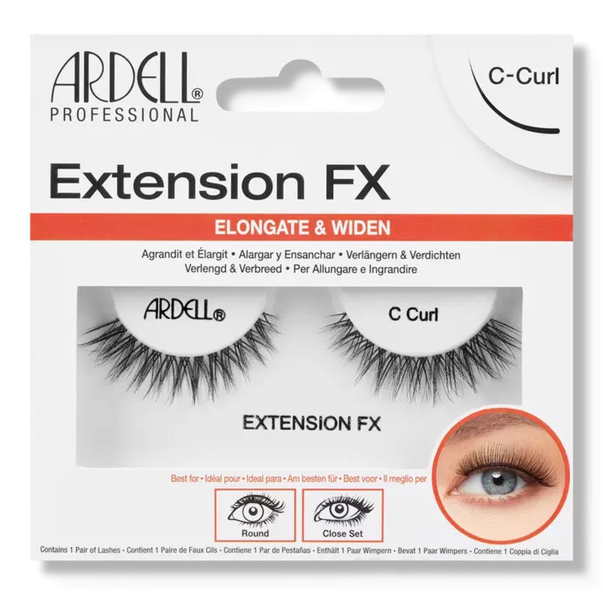 Ardell Extension FX Elongate & Widen #C-Curl
